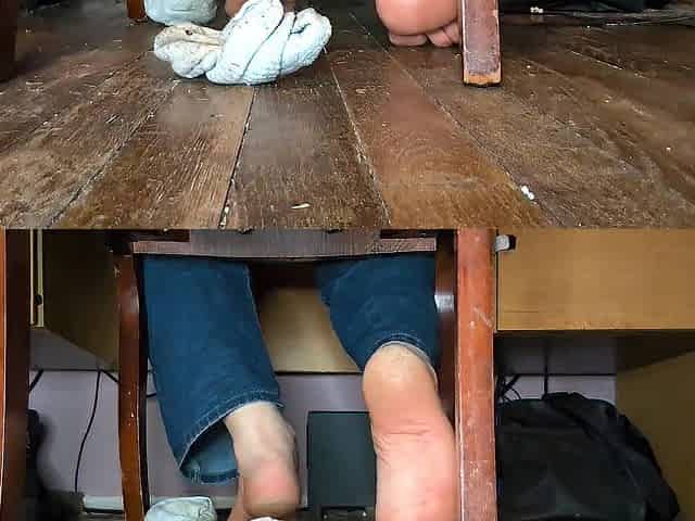 POV: Your femboy roommate teases u with their soles - JFF Preview