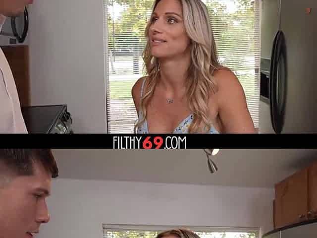 Breasty stepmother gets her mother i'd like to fuck snatch pounded