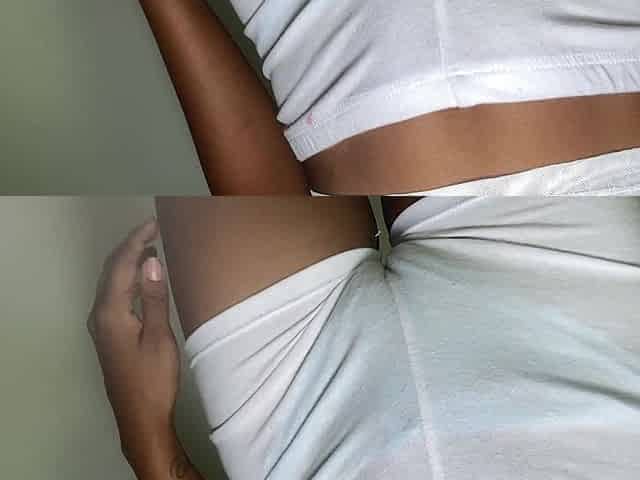 College Girl Gets Spurting Orgasm After Showing Her Cameltoe
