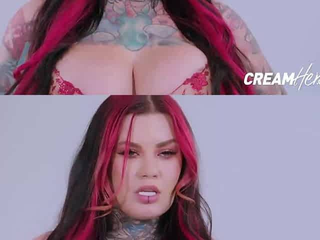 Curvy Tattooed Sabien Demonia Takes A Large Shlong Unfathomable Inside Her Vagina