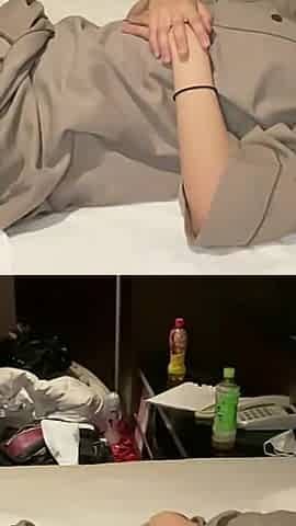 Quiet Glasses Girl - a Simple Massage Turning Into a Private Recorded Moment
