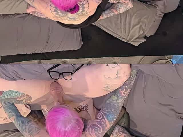Naughty Glasses Pantyhose Milf Footjob Married Sex Session