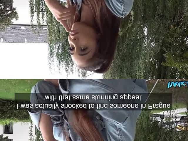 Public Agent Hawt Brunette hair Honey looks like a star from film and tv so i drilled her