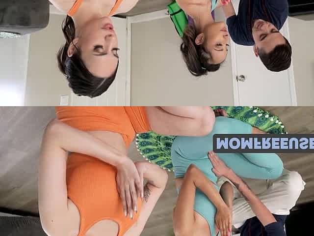 Yoga Instructor's Kinky Freeuse Methods- Aviana Violet, Isabelle Precious