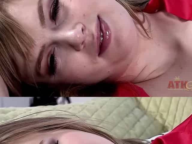 Gets Her Pussy Nice And Wet For You. She Loves To Cum Hard With Dolly Leigh