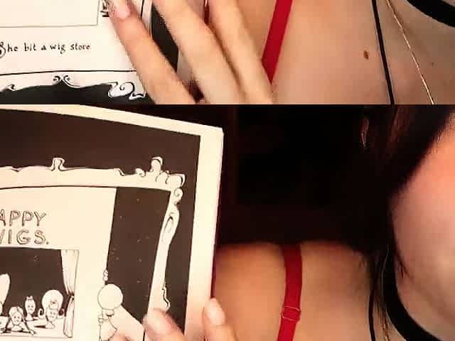 AftynRose ASMR Reading Books On Boobs Video!