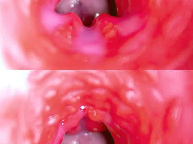 Extraordinary close up of a large dong in a sloppy juicy pleasing gap!