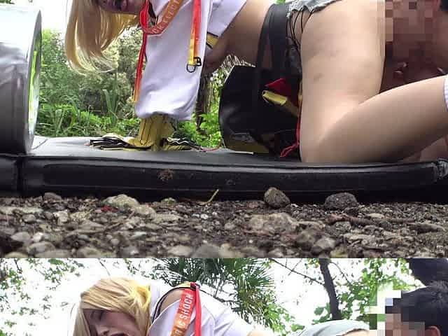 Cosplay vixen ignites provocative passion with sultry uniform ecstasy