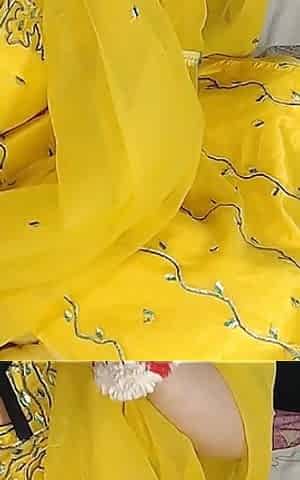 Mehndi Night Beautiful Handjob of Big Dick Devar Got by Hot Indian Bhabhi on Her Wedding on Xvideos India XXX
