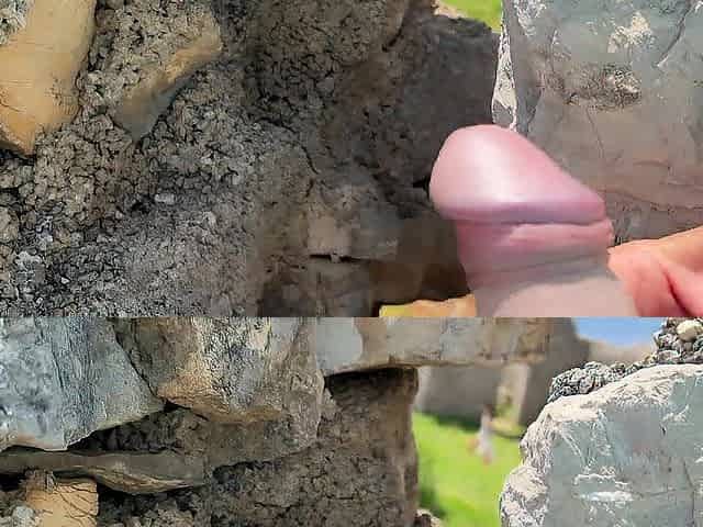 Public Rod Flashing - Beauty Assist Me to Cum in Mountains