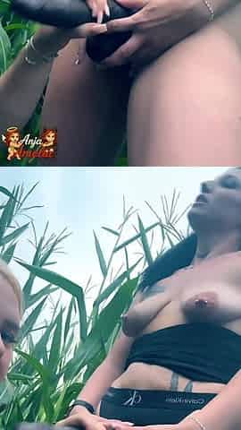 Wet, Wet, Wet Orgasm - Girls in the Cornfield