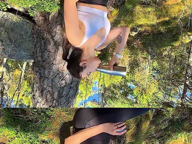 Lunch Hike Masturbation On The Public Trail - Maya Mack
