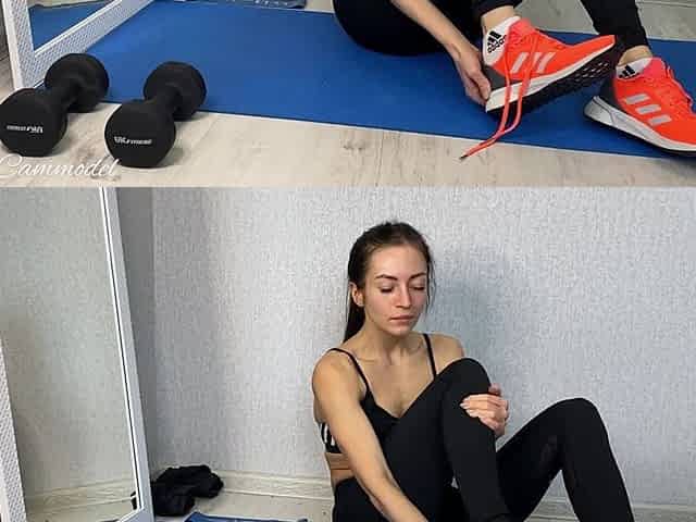 Feet Tease in Socks, Trainers & Barefoot