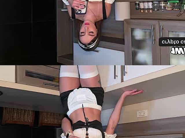 Pleased Halloween! Boss bangs his maid as part of his job! Abby love.