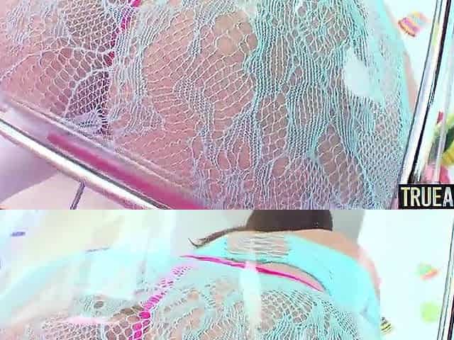 Anal loving brunette hair has her appealing butt filled up with cum
