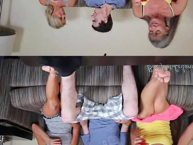 Milfs Give Foot Job