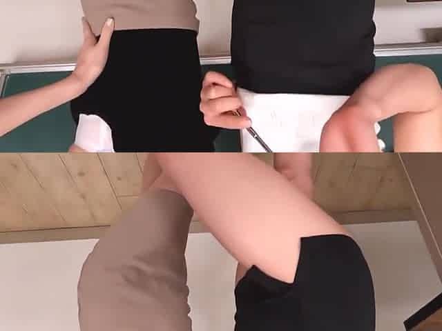 Dnjr-091 Japanese Girls Facesitting & Pissing Pov