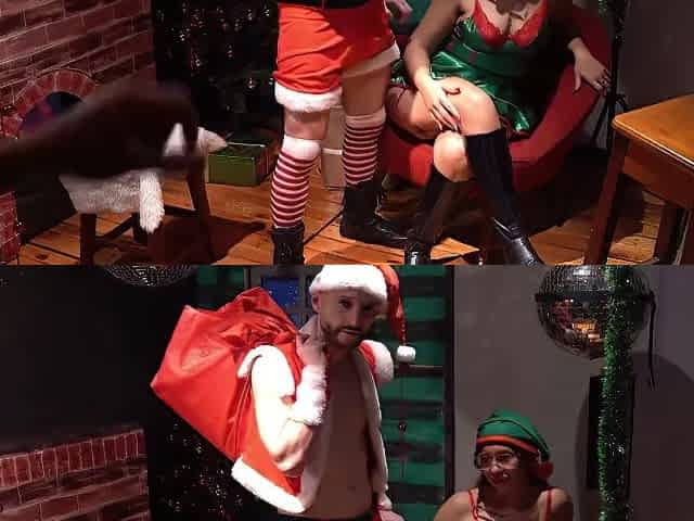 Red-haired, Big-assed Woman Caught Having Sex At Christmas
