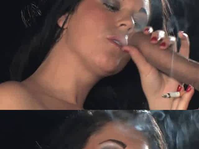Alexia Shore Smoking Sucking and Fucking