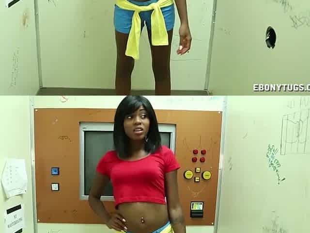 Hot Black Enjoys Jerking This White Ramrod