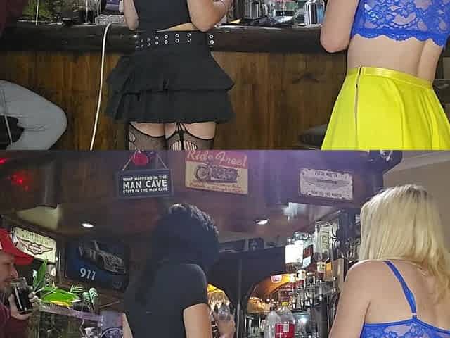 Girls Fucking with Strapless Dildo While We Watch