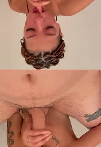 Glamorous woman Oral pleasure, Tugjob, Large load, jizz flow on face