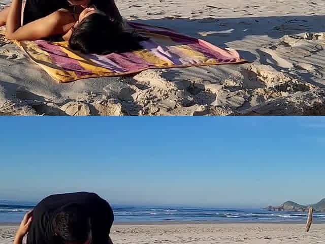 Trapped On The Beach, Hot Couple - Verified Amateurs