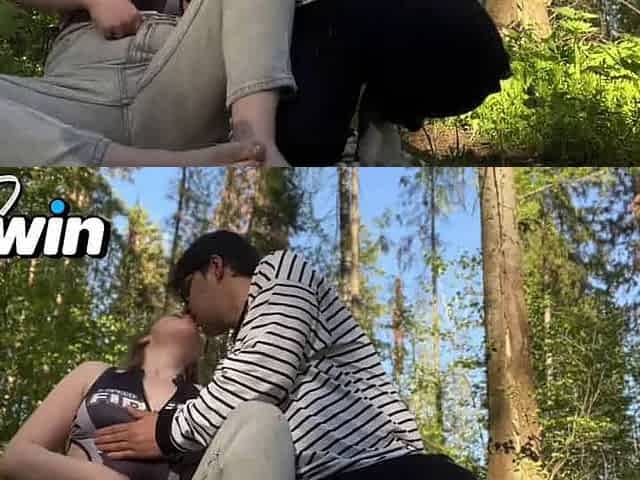 Wow! You gave a oral job to a stranger in the forest for a hottest XXX porn!