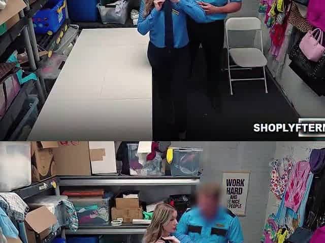Sydney Paige secretly skimming merchandise for herself and gets caught