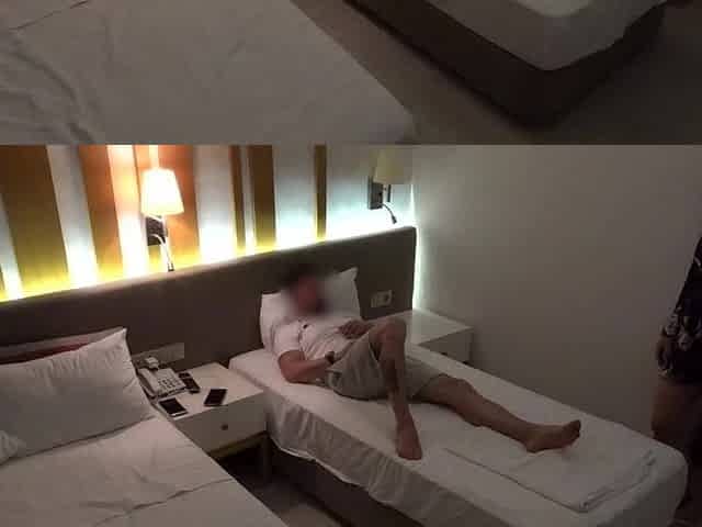 Step-mother Fucked by Step-son in the Hotel Room