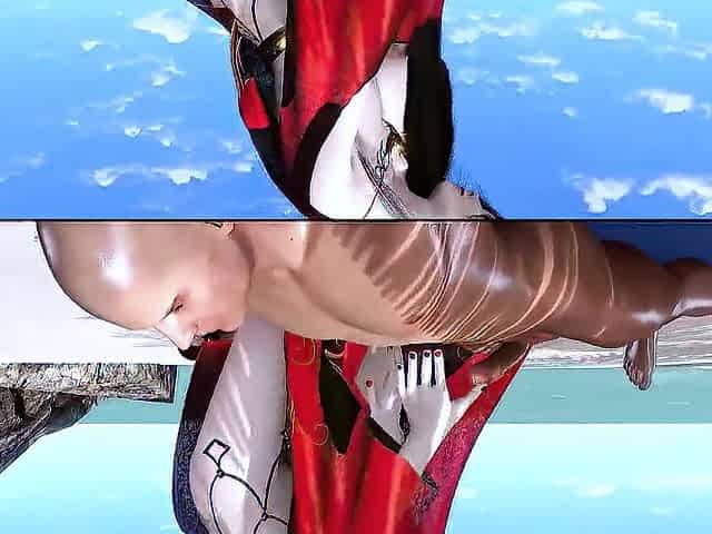 Megabyte Female-dominator with Bigtits - CG Animation