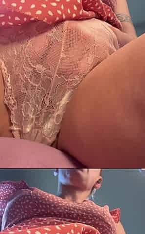 Playing with My Pussy Under My Dress