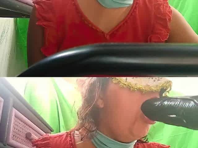 Drooling a horse penis
