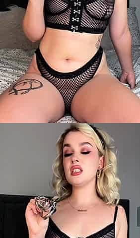 Blonde emo amateur solo masturbation