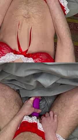 Cspot Rides Dildo Around the World and Cums Hard