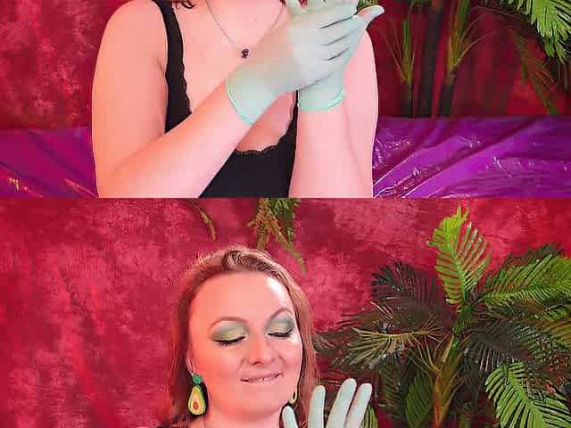 Gloves Fetish: ASMR movie of Hawt mother I'd like to fuck