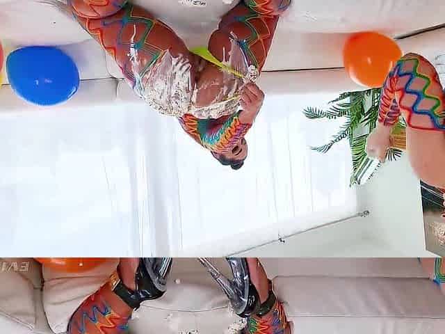 Sophia bangs Monica's arsehole with phallic toys - Sploshing Anal three-Way
