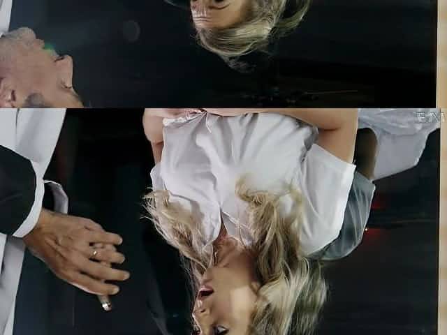 Charming college teen Kate Kennedy is fucked by three kinky priest
