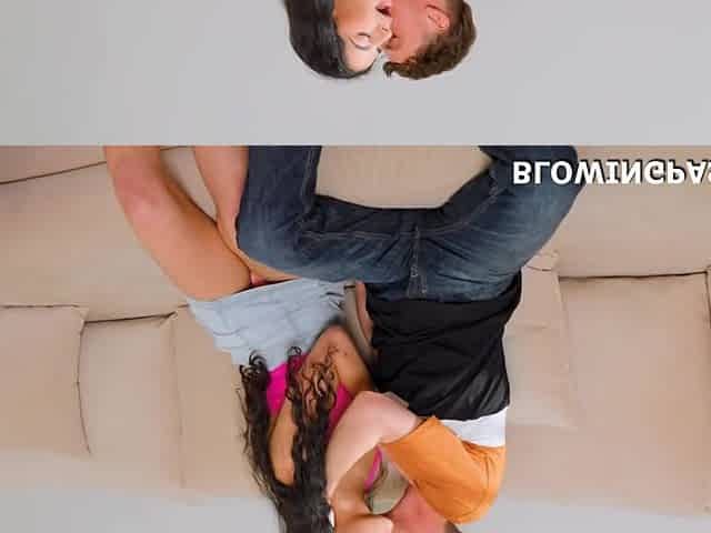 Brunette teen step sis fingered and face fucked by step bro