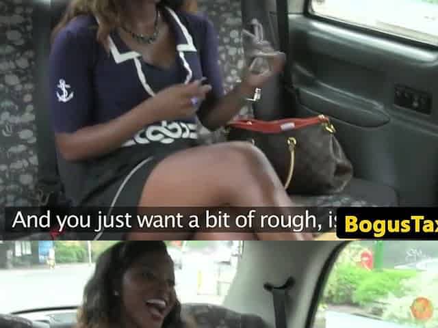 Classy Ebony Loves To Get Taxi