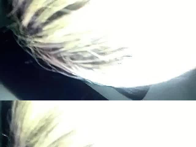 Blonde glory hole cumshot