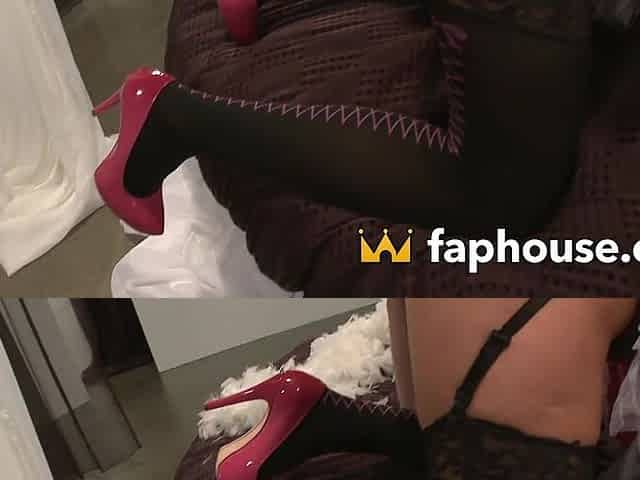 Slinky blondie fuckslut plowed in the bum by obese