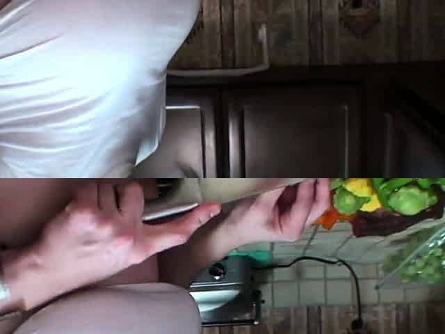 Dirty cock whore dines on dick