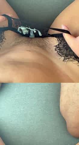 Amateur adorable blonde and brunette girls doing blowjob