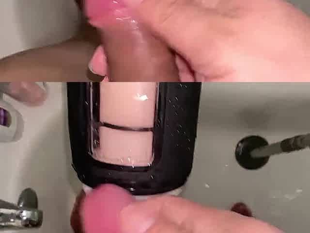 Dildo in the shower