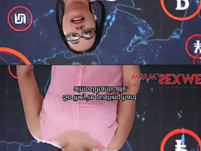 The sensual news anchor