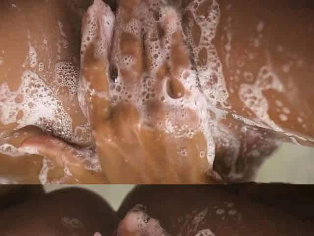Teen asian golden shower