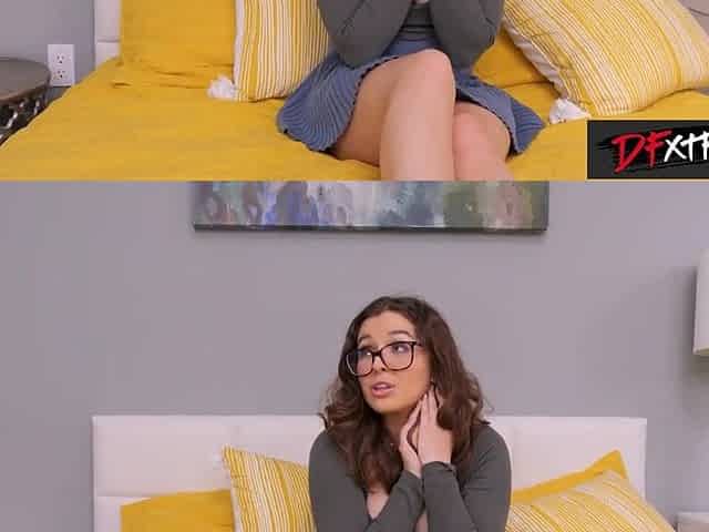 DFXTRA - LEANA LOVINGS' Tired Feet Worshipped previous to Kinky Footjob & Bang