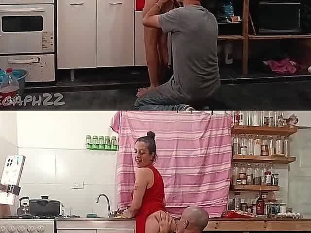 I Interrupt Solangeyaelok666s Broadcast And Fuck Her In The Kitchen With Verified Amateurs