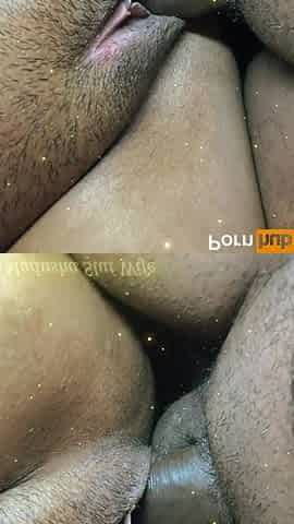 Wife Spit on Dick and Husband Fuck Till Farting Dirty Pussy